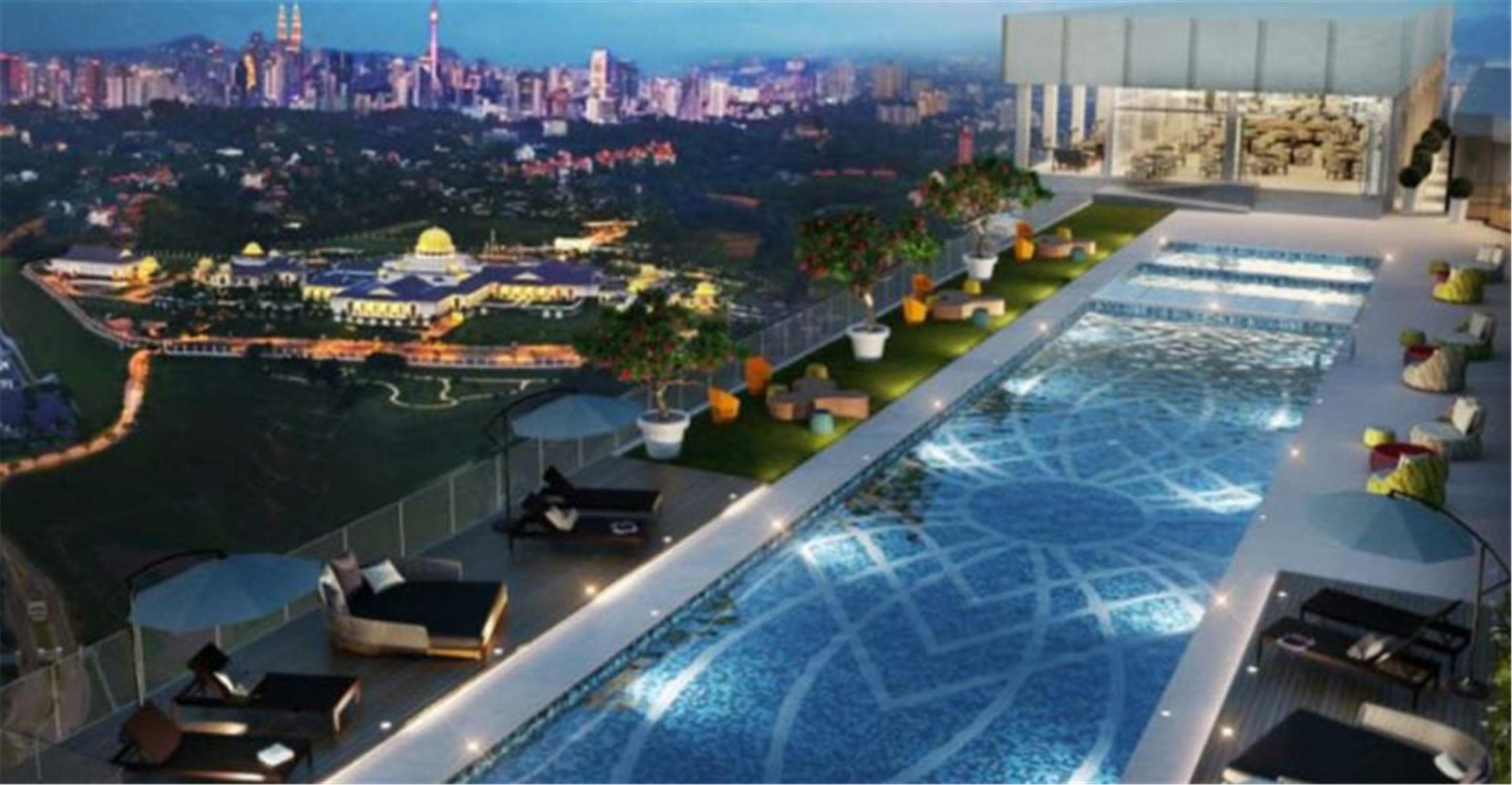 吉隆坡哈达马斯帝盛酒店 外观 照片 Sky Pool